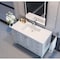 Castello Usa Serenity 48" Solid Surface Vanity Top in White CB-GM-2066-48 - alternate 5